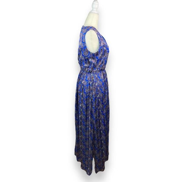 Banana Republic Indigo Paisley Maxi Dress - Picture 4 of 12